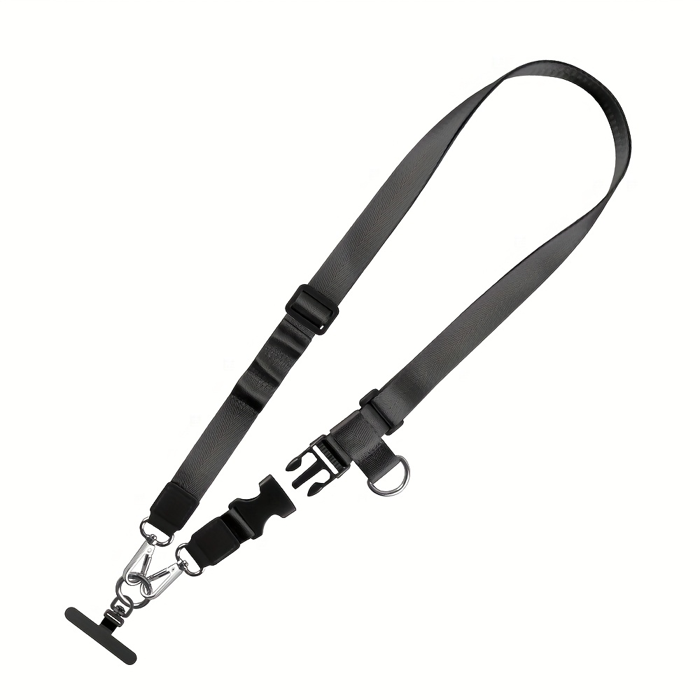 E-shop Ein vielseitiges Crossbody-Lanyard für Handys mit D-Ring-Haken, entwickelt, um Verluste zu verhindern, mit einem Anti-Diebstahl-Schultergurt.