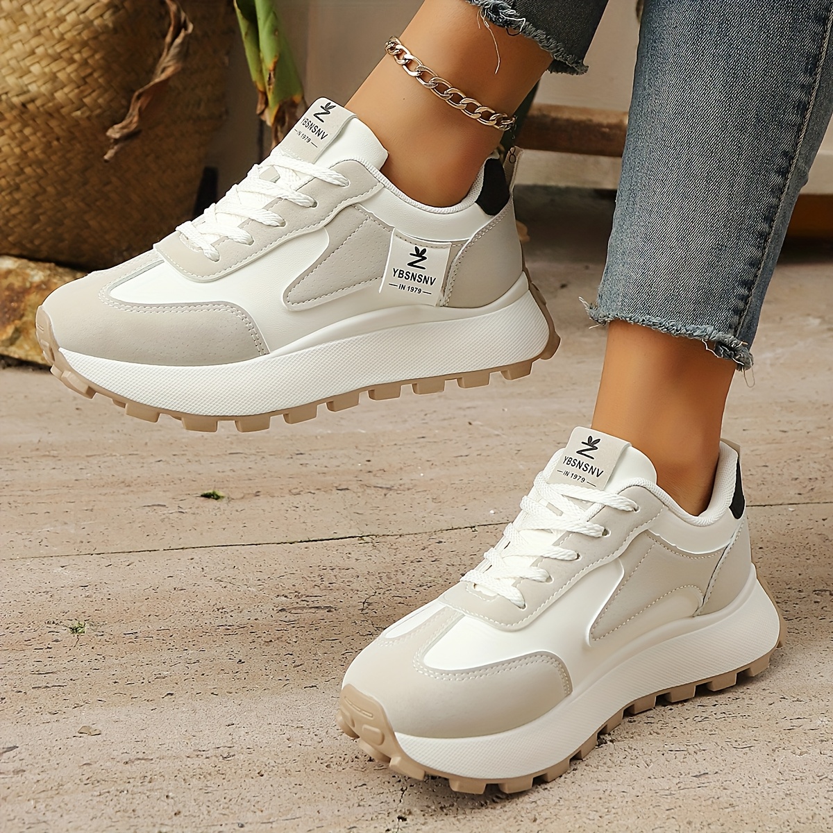 Primark Ladies Trainers Chunky Sneakers Primark Chunky Platform White  Tennis Shoes Platform Womens White Extreme