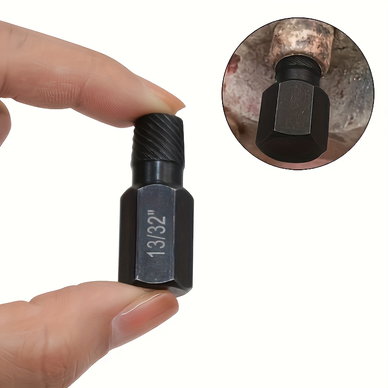 Комплект от 10 броя индустриални екстрактори за болтове: Лесно премахване на повредени болтове и шестостенни винтове - Комплект инструменти за премахване на повреди от легирана стомана, без електричество, без батерия
