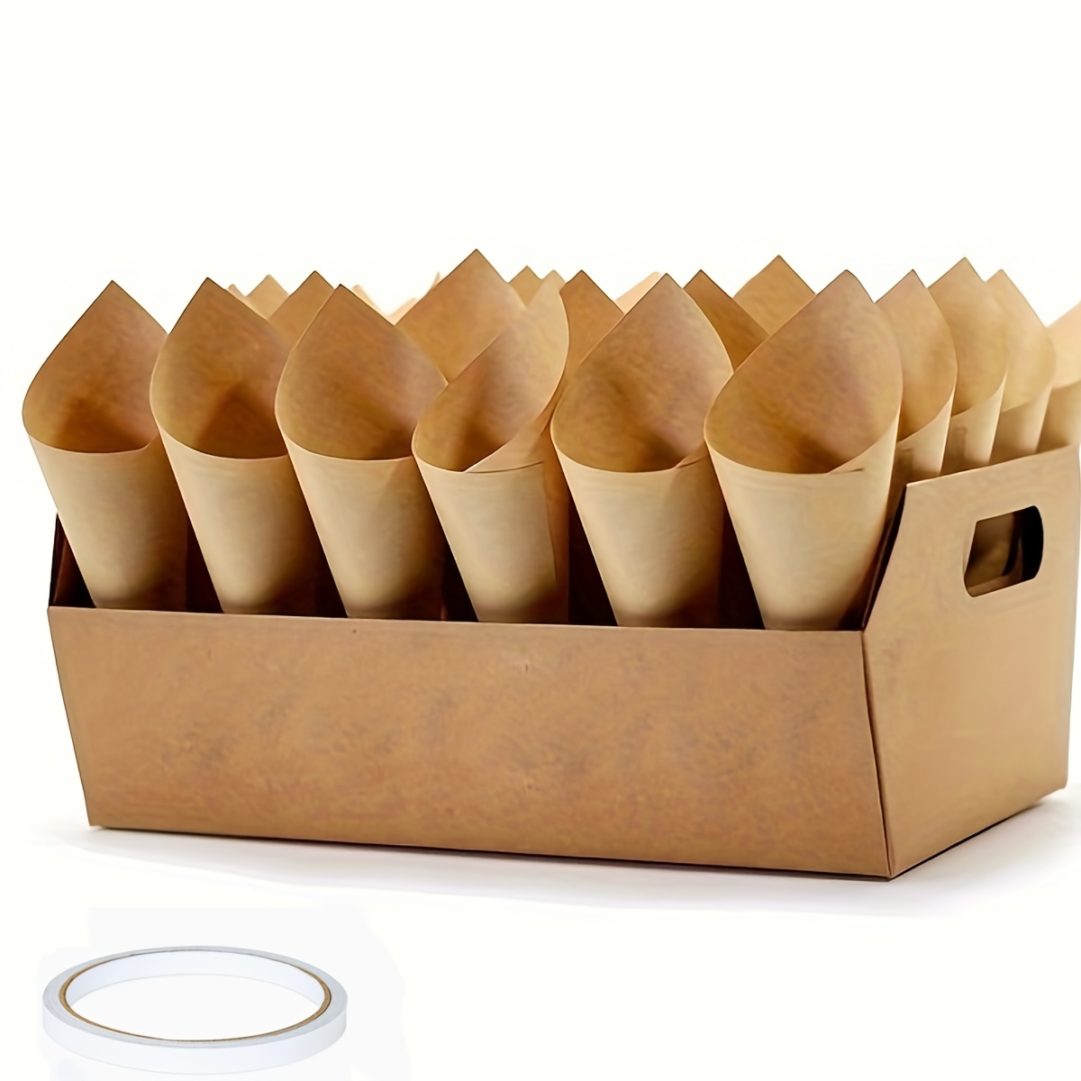 TEMU 33pcs Confetti Gift Box Set, Suitable For Wedding Confetti, Includes 30 Confetti Paper Tubes With A Total Of 30 Punch Holes And 32 Sheets Of Box