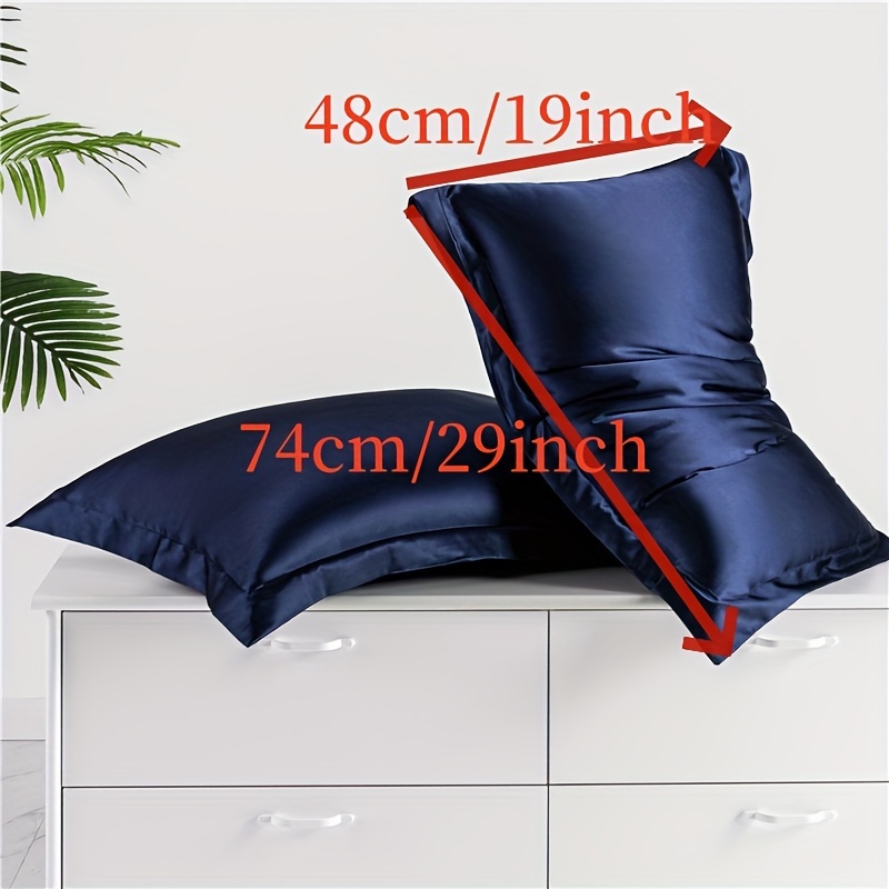 1  and breathable satin pillowcase silk satin pillowcase with envelope closure details 9