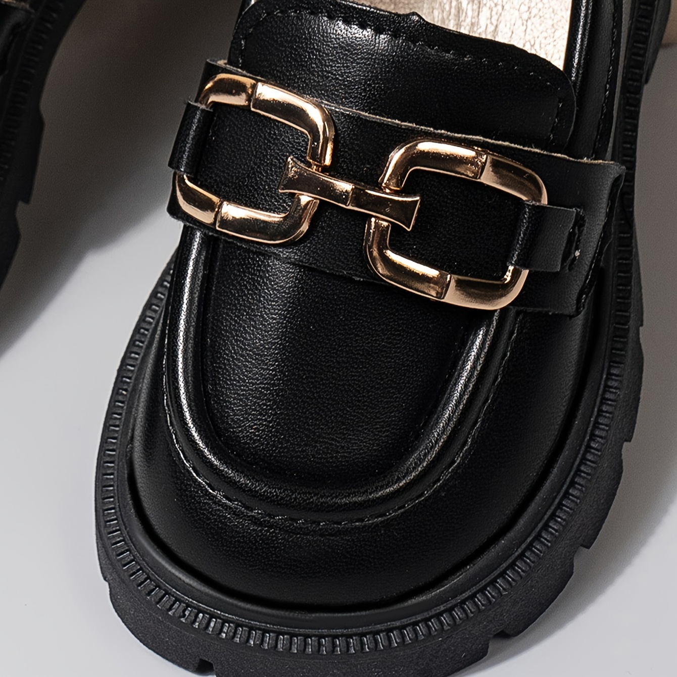 wide footed loafers autumn style thick sole Temu Philippines