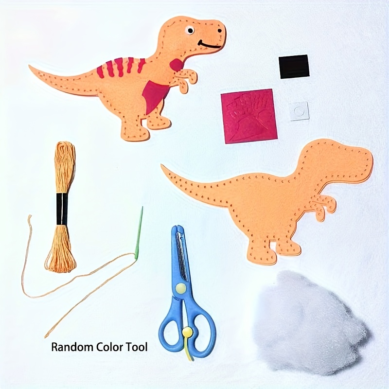 Set De Costura De Fieltro Para Niños – 12 Figuras De Animales Con Accesorios, Manualidad Educativa Para Principiantes +3 Años