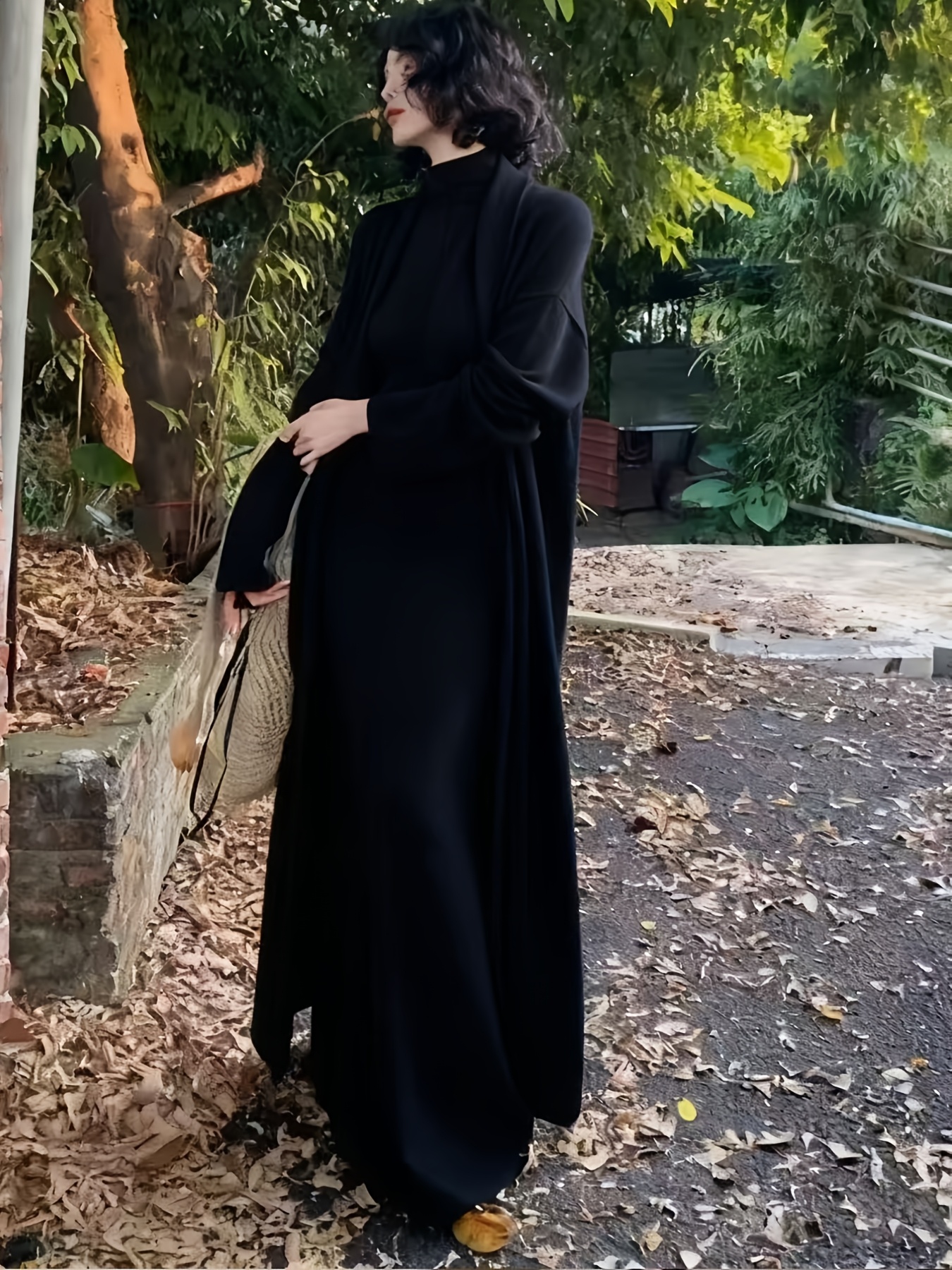 women autumn winter dress set Women's Casual Skirt Set, Autumn/Winter Modest Dress Beige Dress Modest  Dresses For Women Long Sleeve Dress Turtleneck Dress Spring