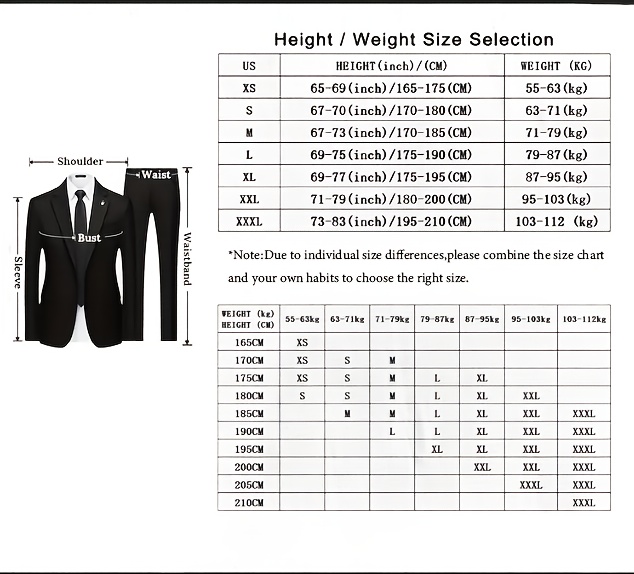 British Vintage Men's Two-Piece Suit Set - Jacket and Pants, Business Casual Banquet Formal Wear, Unopened Pocket