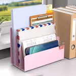 1pc Desktop Mail Organizer, Multi - Compartment Letter & Document Holder, File Folder Racks & Holders, Ideal for Home Office/Study, Tidy Mails, Papers for OrganizersOpen in new tab.
