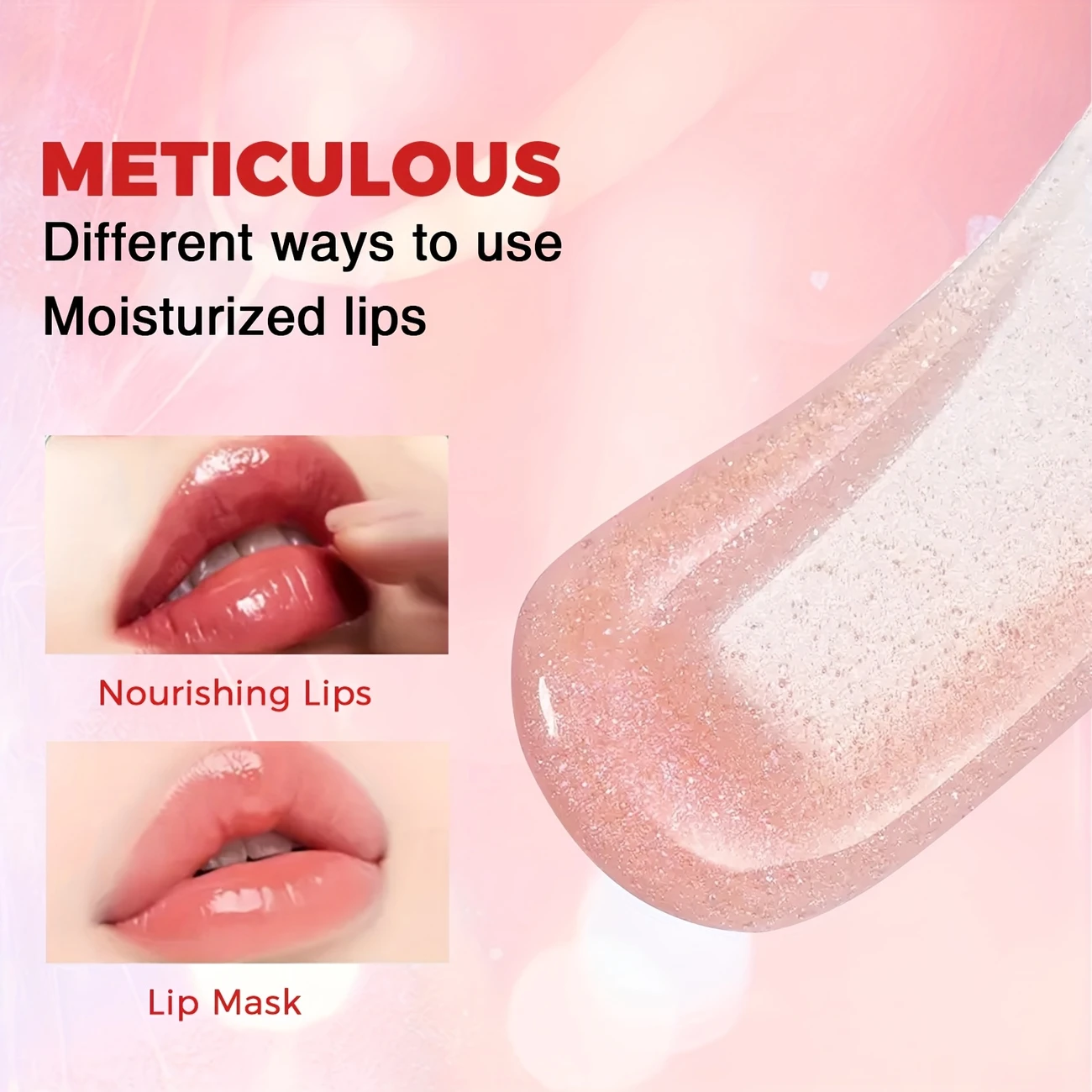 3pcs kit lip scrub lip mask lip plumping gloss moisturizing formula for smooth and refreshed lips best valentines day anniversary gift details 9
