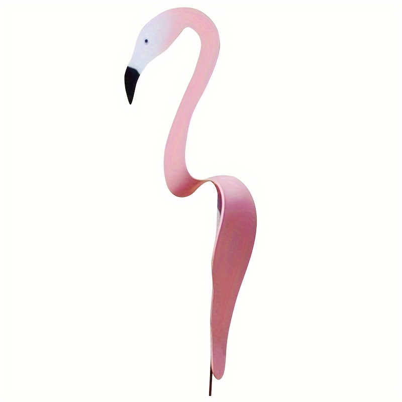 

Flamingo Wind Spinner - Pink Metal Garden Art, Outdoor Lawn & Patio Decor, No Battery Needed