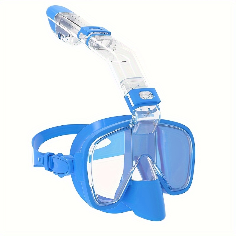 

1pc Masque de plongée et tuba avec tube respiratoire, masque de plongée anti-buée et étanche, adapté à la natation, à la plongée en apnée et à la plongée sous-marine.