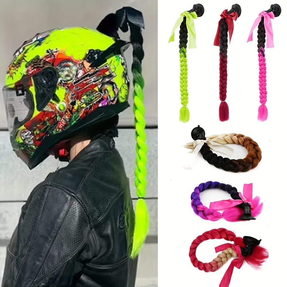 Motorcycle Helmet Accessories Helmet Braid Motorcycle Woman Helmet ...