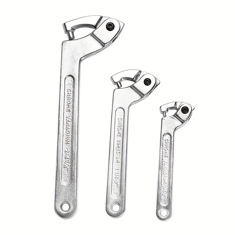 Heavy Duty Square Head Adjustable Hook Wrench C Spanner Repair