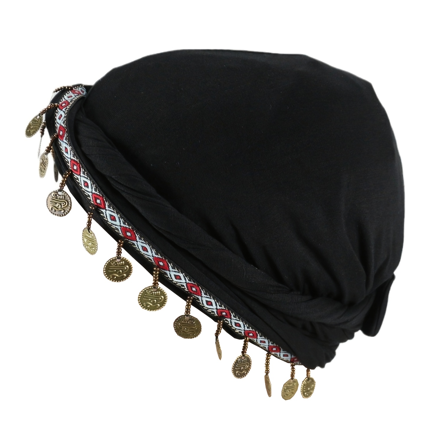 Image of Turban For Women Vintage Twist Head Wraps Durag Satin Lined Halo Turban For Modal And Satin Scarf Tie