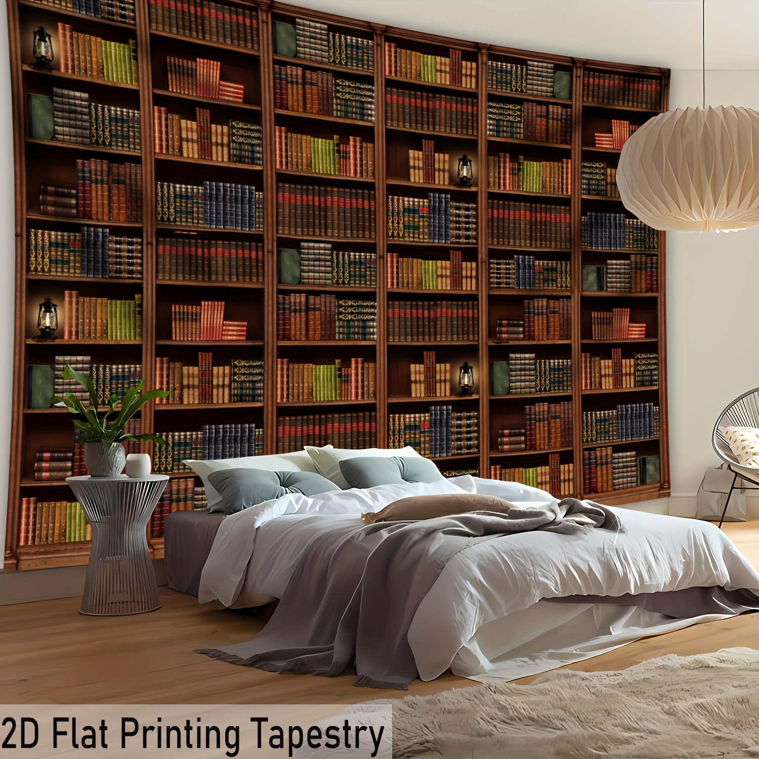 Arazzo da parete con libro del sapere decorazione salotto ufficio_voghion.com