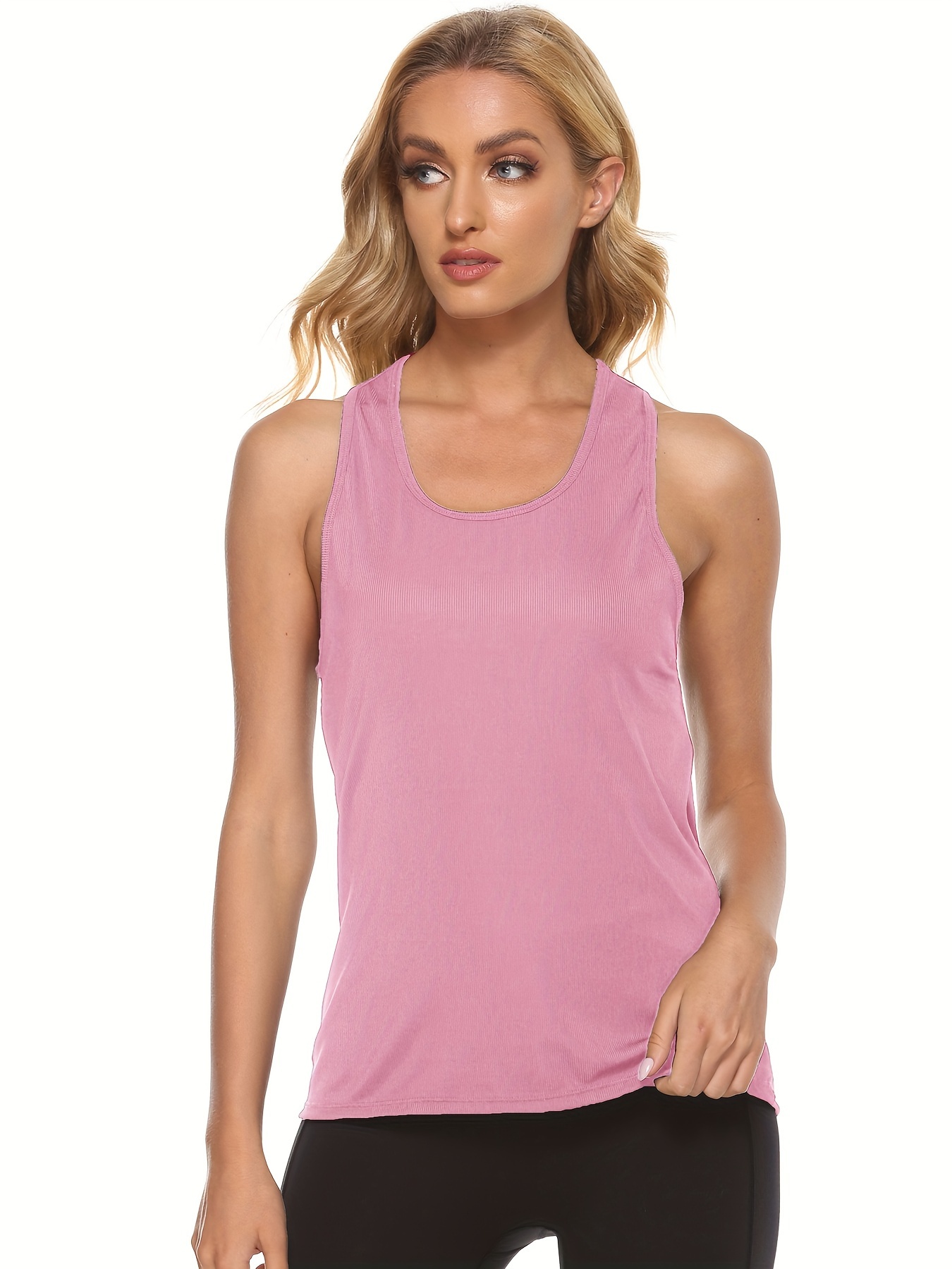 Camiseta Deporte Tirantes Mujer Camiseta Sin Mangas Fitness Cardio