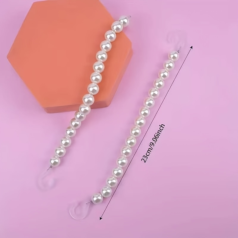 TEMU 【2個セット】バケーションスタイル デコレーションチェーン、調節可能なバックル付き、ス シューズ アクセサリー、新作、取り外し可能なジュエリー、電池不要