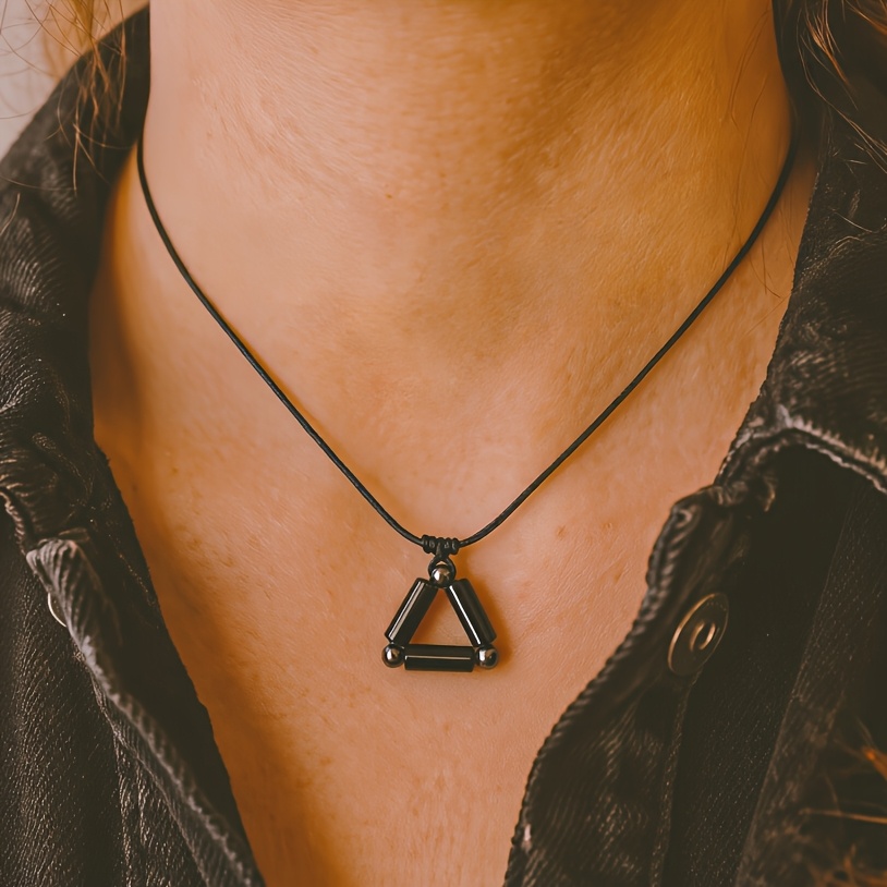 TEMU Necklace, Shield Aura Necklace, Unisex, Adjustable Length Necklace, 1pc