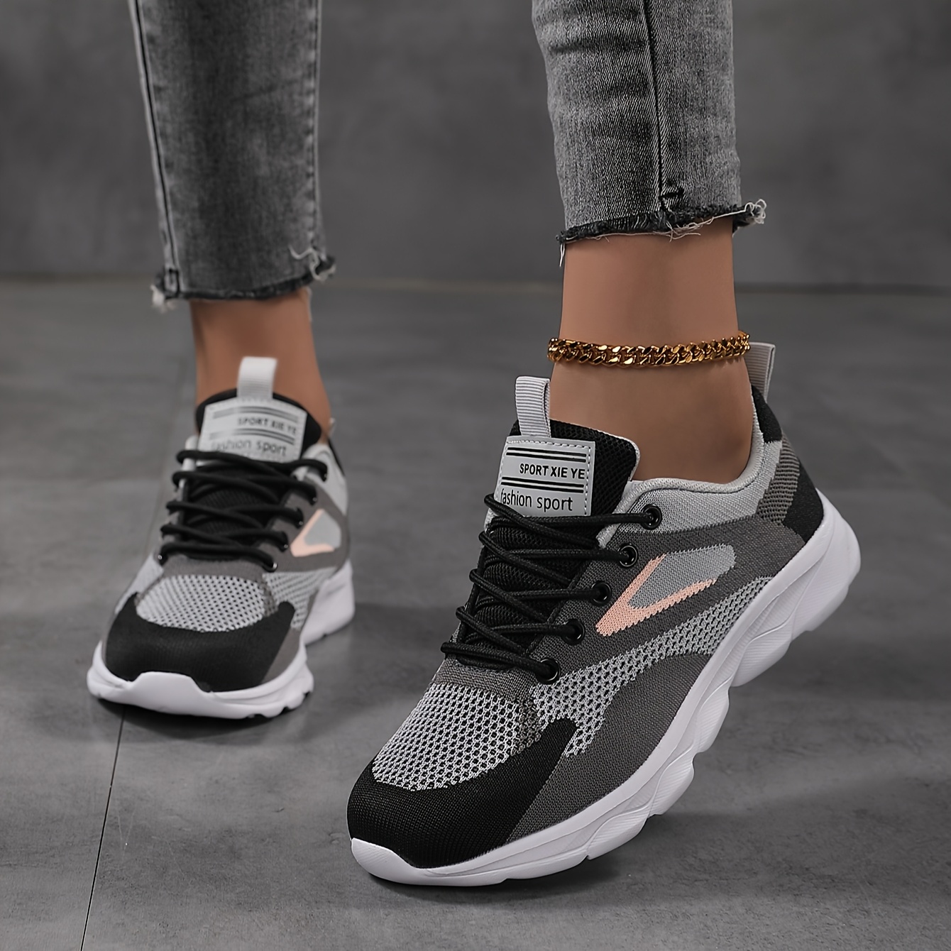 Image of 5031 Women's Lightweight And Easy Low-top Sneakers Women's Casual Knit Breathable Women's Shoes, Women Shoes