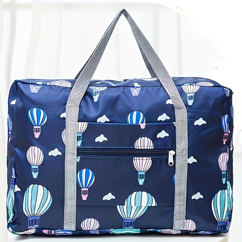 E-shop 1 Stück faltbare Reiseorganizer-Tasche, große Kapazität, leicht , Gepäckaufbewahrungstasche mit Ballon- Bärenmuster, einfach zu verstauen für
