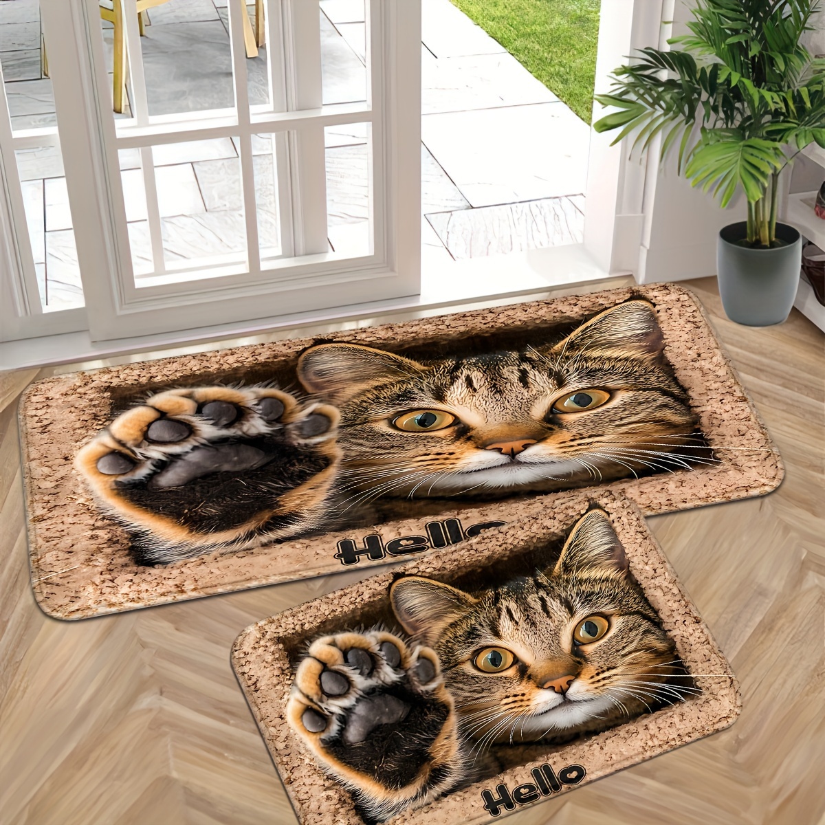 

Cat Say Mat, Rectangular Rug, Washable Kitchen Mat, -, , For Entryway, Bathroom, Laundry , & Christmas Decor, Home &