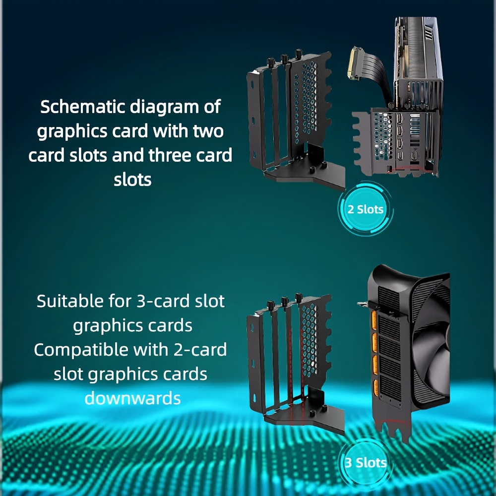 graphics card extension cable pcie4 vertical Temu Malaysia