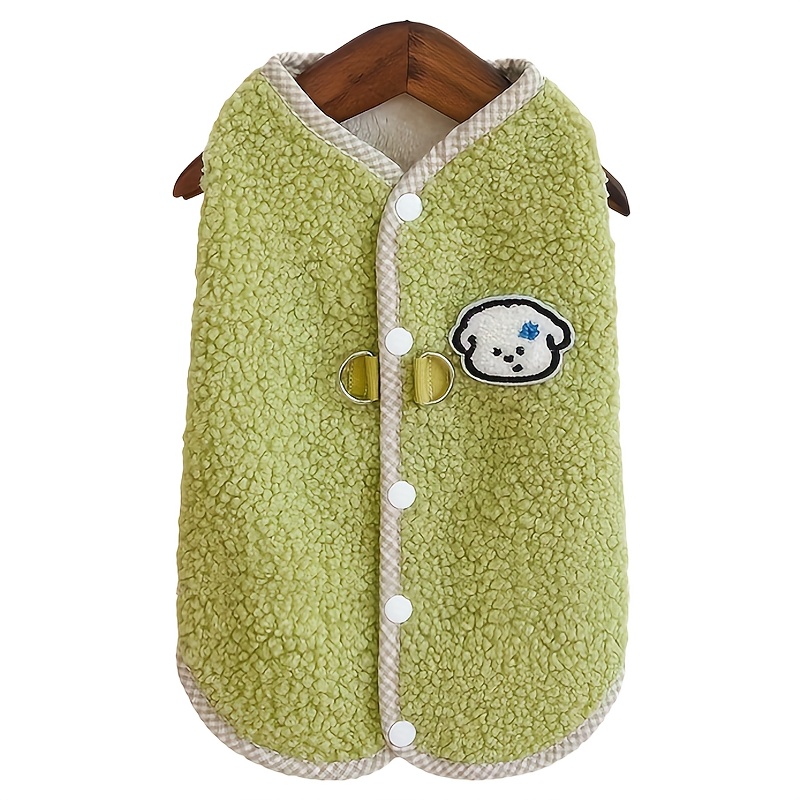 TEMU Winter Warm Dog Clothes For Small Medium Dogs Fleece Dog Coat Puppy Clothes Chihuahua Yorkies Clothing Dog Additions