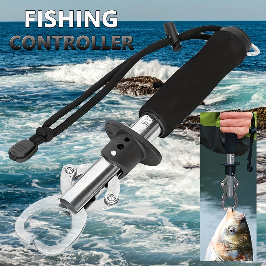 Multifunctional Stainless Steel Fishing Gripper With Digital Scale