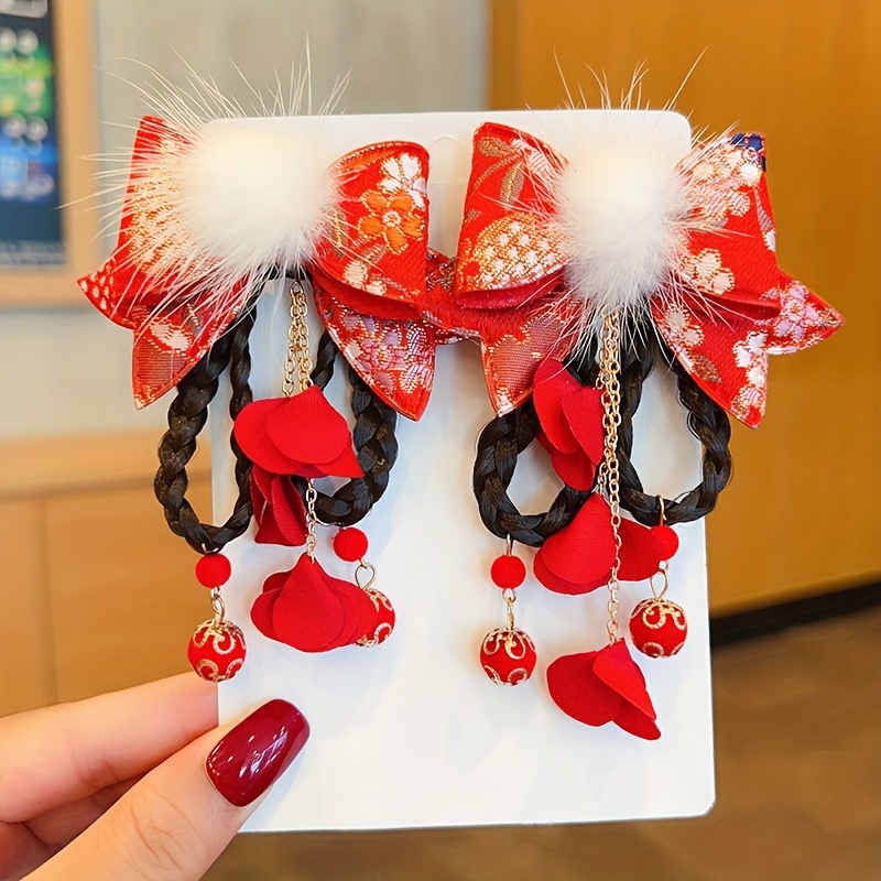 japanese hair accessories sold on Temu United States