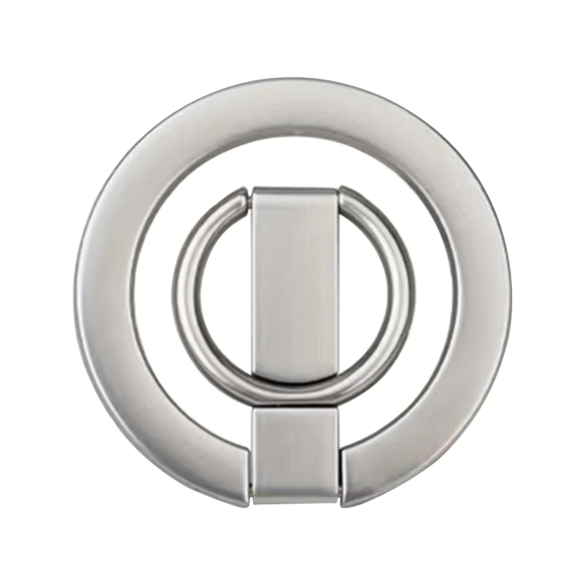 E-shop Magnetischer, faltbarer Handy-Ringhalter aus Zinklegierung, 360° drehbarer, verstellbarer Tischständer, konfiguriert mit exklusiver Magnetfolie,