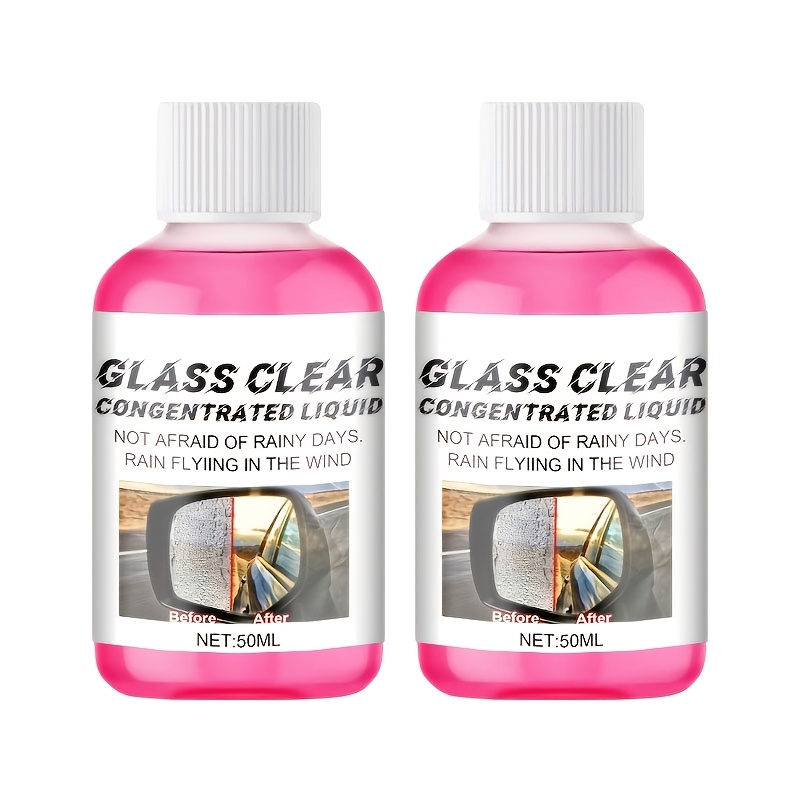 2pcs Nano Repellent, Suitable For Car Glass, Helmets, Windshields, And Interior Glass As A Rain And Spray