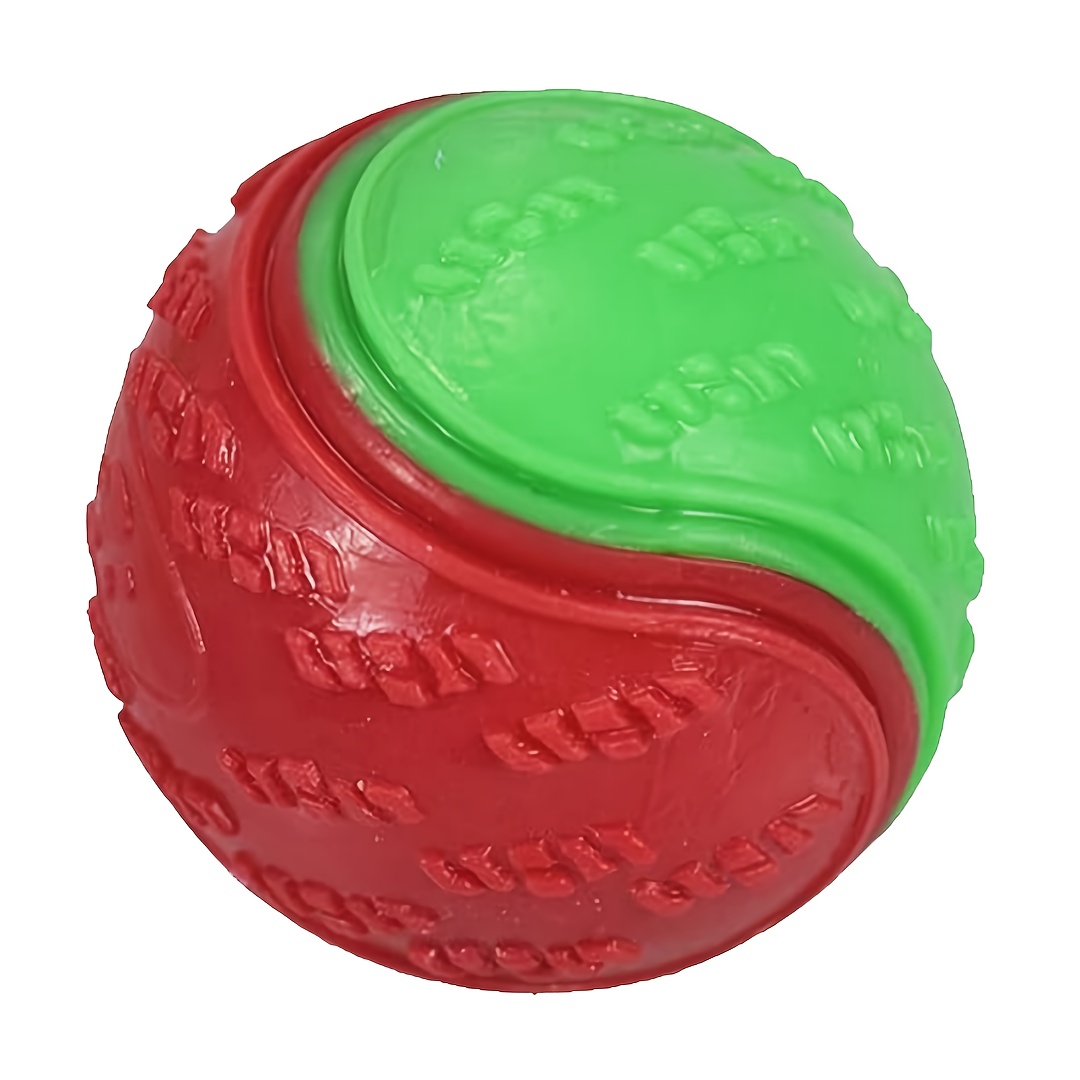 TEMU 1/3/6pcs Squeaky Dog Balls, Puppy Pet Chew Balls Teething Balls 2, 5in, High Bouncy Dog Ball For Interactive Playing, Dog Toys Balls For