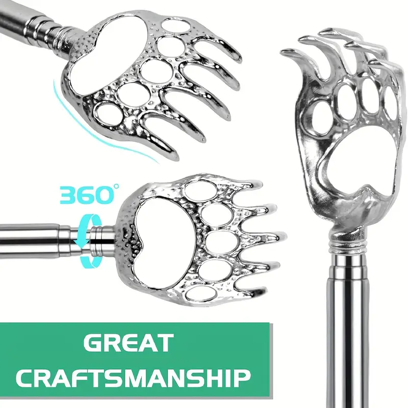 2 pack telescopic back scratcher extendable manual back massager tool for men and women ideal for christmas stocking stuffers novelty gift for birthday and festivals Product details 0