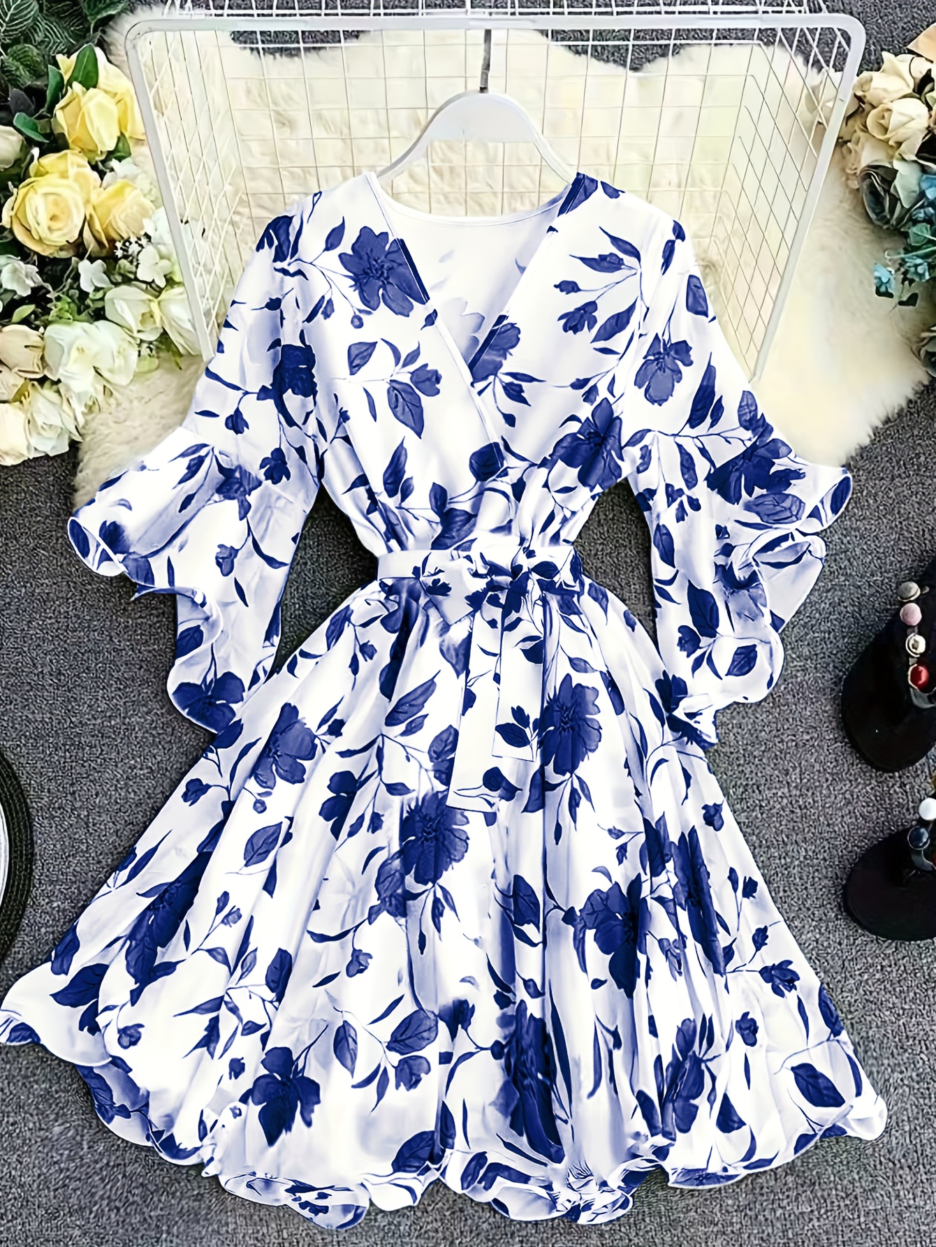 plus size new womens french style holiday dress features a - Temu Oman