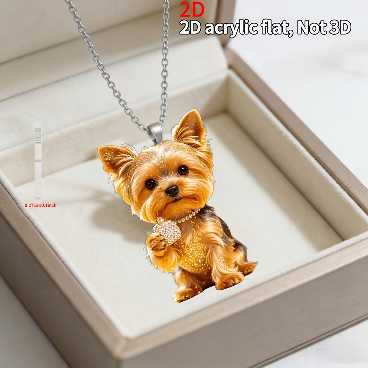 Yorkshire Terrier Pendant Necklace for Dog Lovers