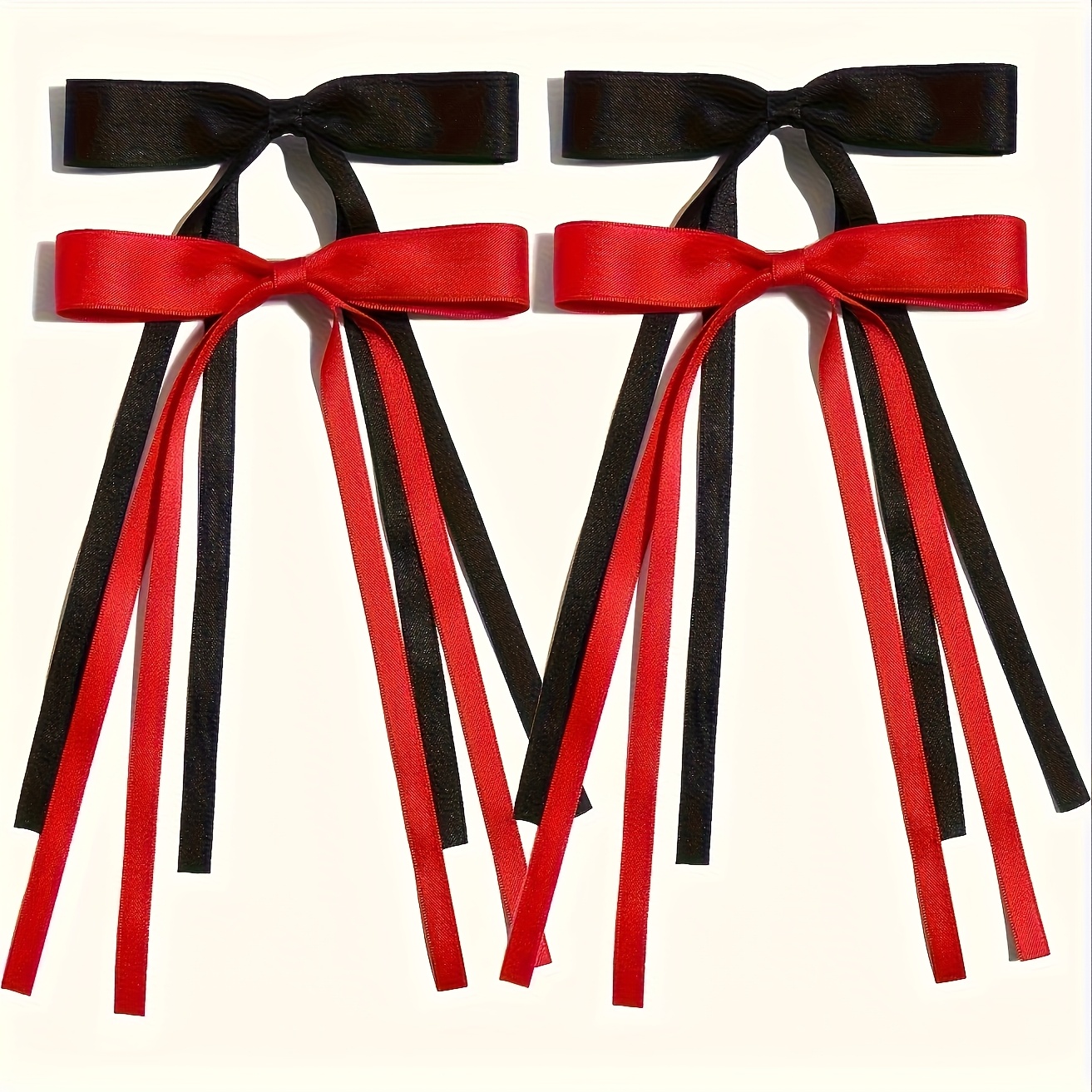 TEMU 4pcs de Cinta de Larga Clips para el Cabello Adornos para el Cabello para Mujer