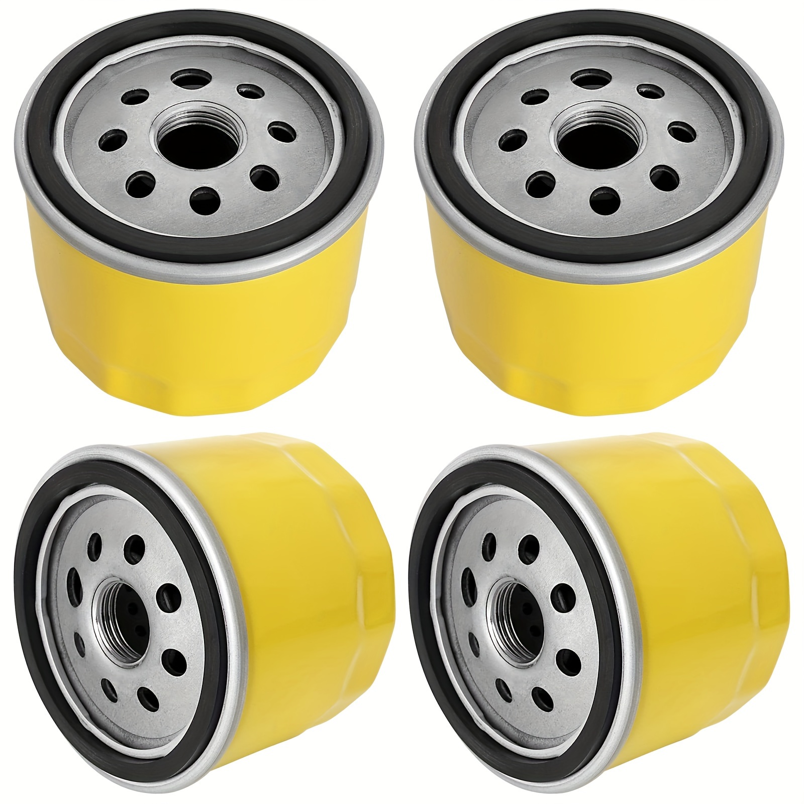 

Lawn Mower Oil Filters 4-pack, Universal Replacement For Tractors, Riding Mowers, Snow Blowers, With -ring - Standard Fit 492932 Garden Equipment Part