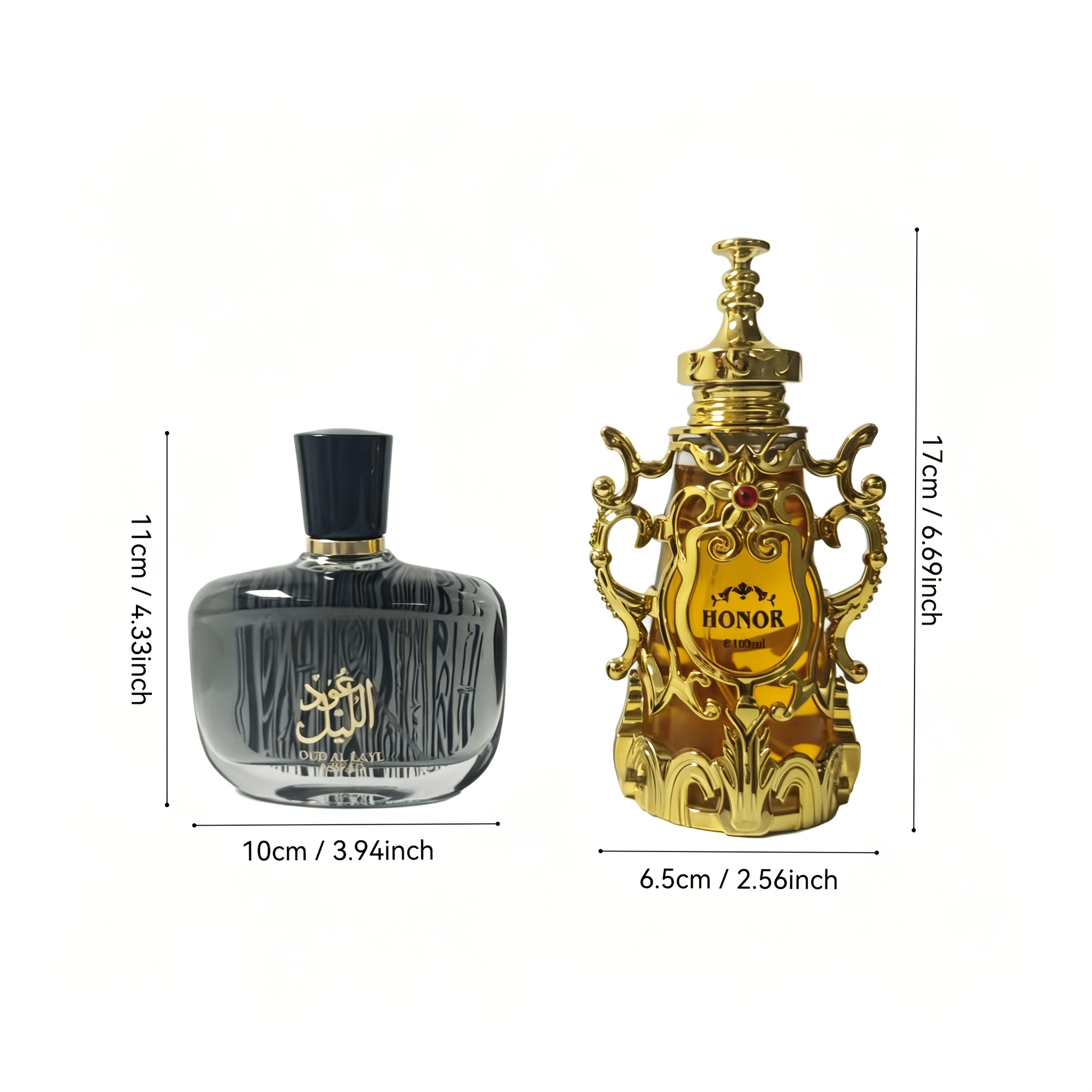 Image of 2pcs Oriental Spicy Set Arabian Perfume And 1 Arabian Glory Perfume Citrus Gourmand Oriental Spicy Oriental Notes For Daily Work Dating Holiday Gift Concentration 5 To 15 Percent.