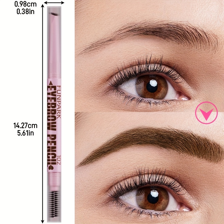 Waterproof Natural Makeup Double Heads Automatic Eyebrow Pencil