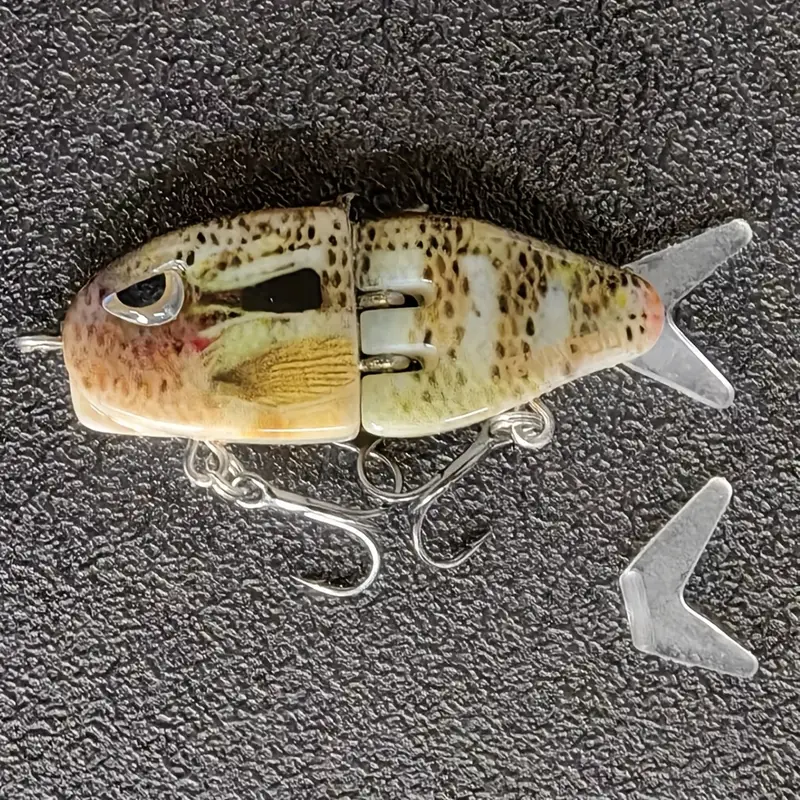 1pc jointed fishing lure 2 sections fishing bait - Temu 1pc jointed fishing lure 2 sections fishing bait - Temu