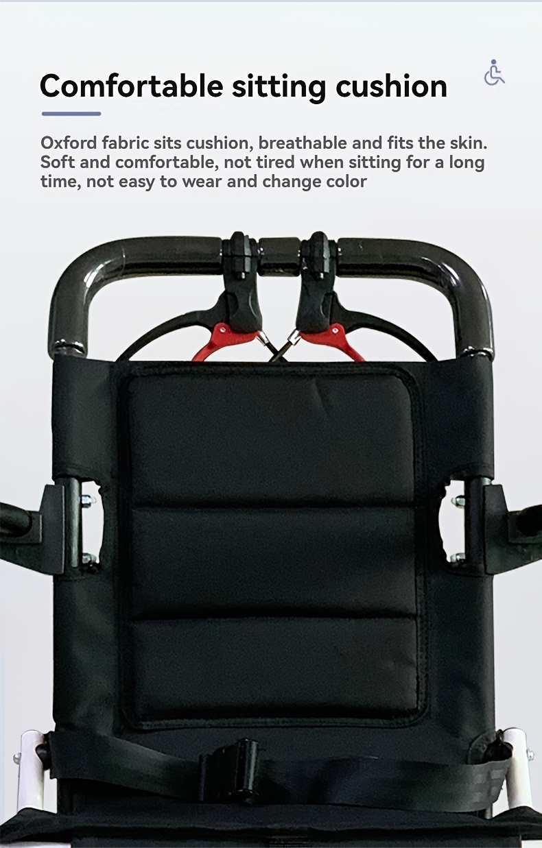 Ultra Lightweight And Durable Carbon Steel Classic Driving Assistance, with Comfortable Seats And Storage Shelves, Easy to Fold Design, Convenient to Carry And Can Be Used On Airplanes