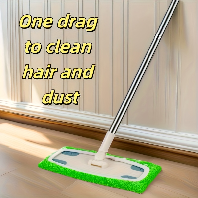 handle flat mop set featuring 4 or 6   absorbent washable microfiber pads a versatile cleaning tool suitable for   dry and wet use       including floors walls ceilings and windows Product details 3