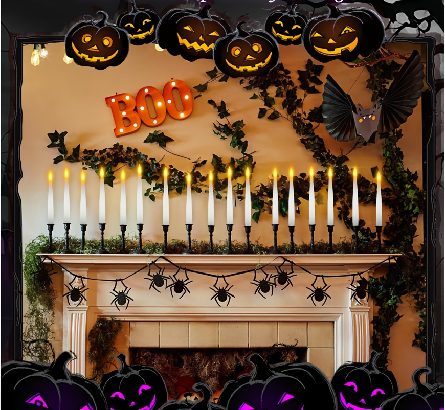 Juego de 20 Servilletas Murciélagos Halloween - Envíos 24 horas