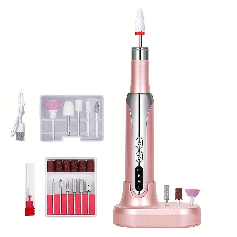 

Professional Electric Manicure & Pedicure Set - The Complete Portable Nail Drill, Electronic Nail File & Full Manicure & Pedicure Tool