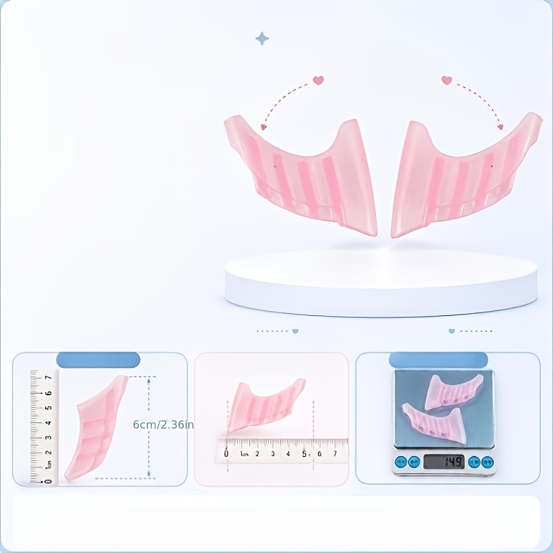2pcs Soft Silicone Toe Separators for Nighttime Use