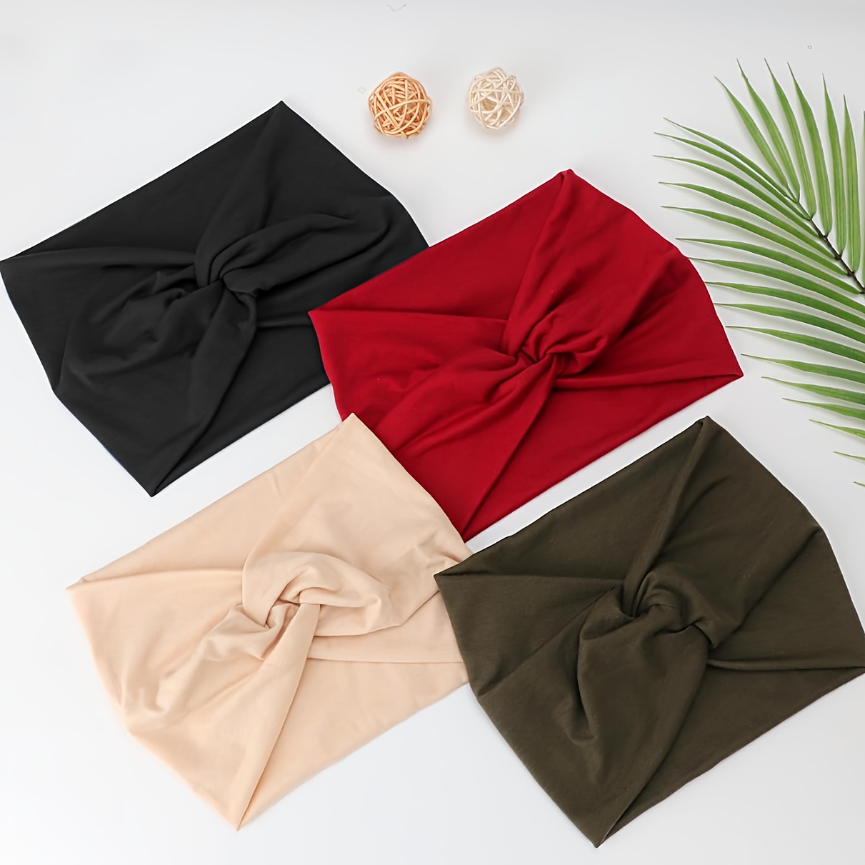 6pcs Women's Bohemian Headbands & Headscarves Set