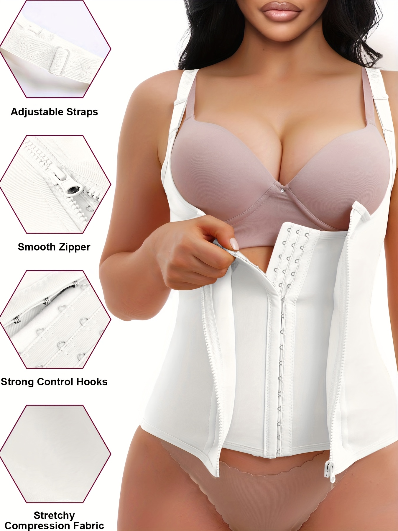 Zipper Tummy Control Waist Trainer Best Waist Trainer With Zipper