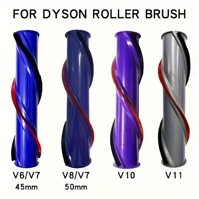   roller brush replacement for   v6 v11 cordless vacuum cleaner compatible with   heads   plastic   details 0