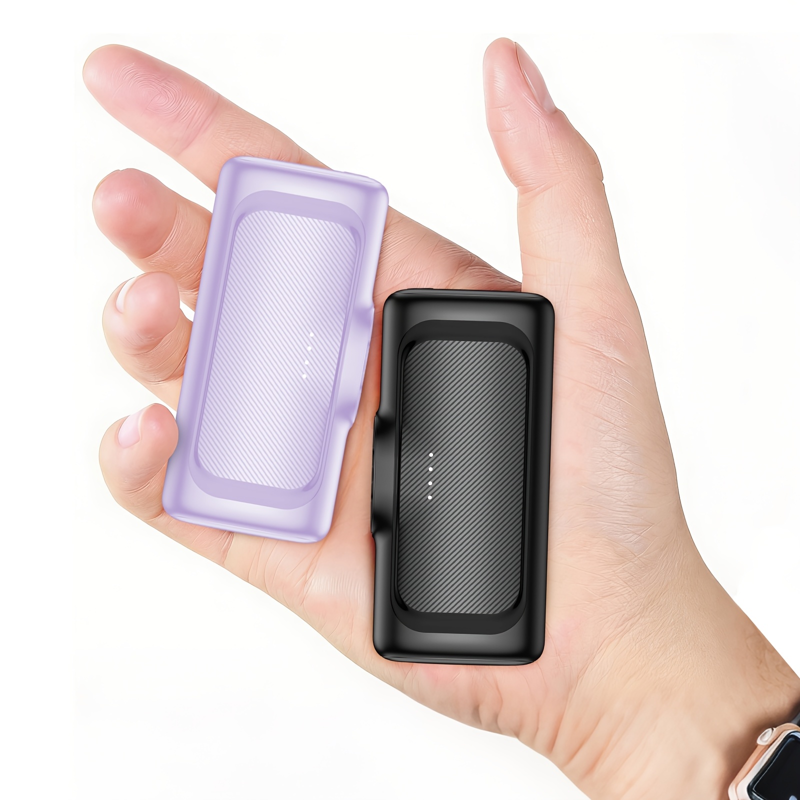 Image of 2pk 22.5w Fast Charging Bank For Iphone Charger, 5000mah Ultra-compact Portable Charger With Usb-c, Mode, For Iphone 18/17/16/15 Plus Pro , For And Multiple Devices, Local Warehouse