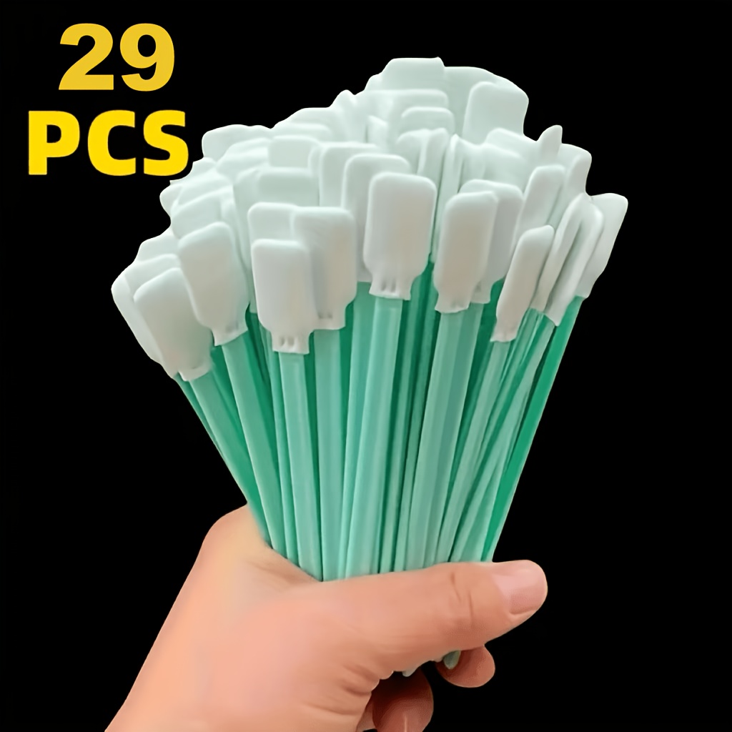 Precision Cleaning Brush - Dust-free Cleaning Stick, Single-sided Dual-layer Cloth Stick - Suitable For Printers, Cameras, Crafts, And Household Cleaning, As Well As Car Detailing Brushes