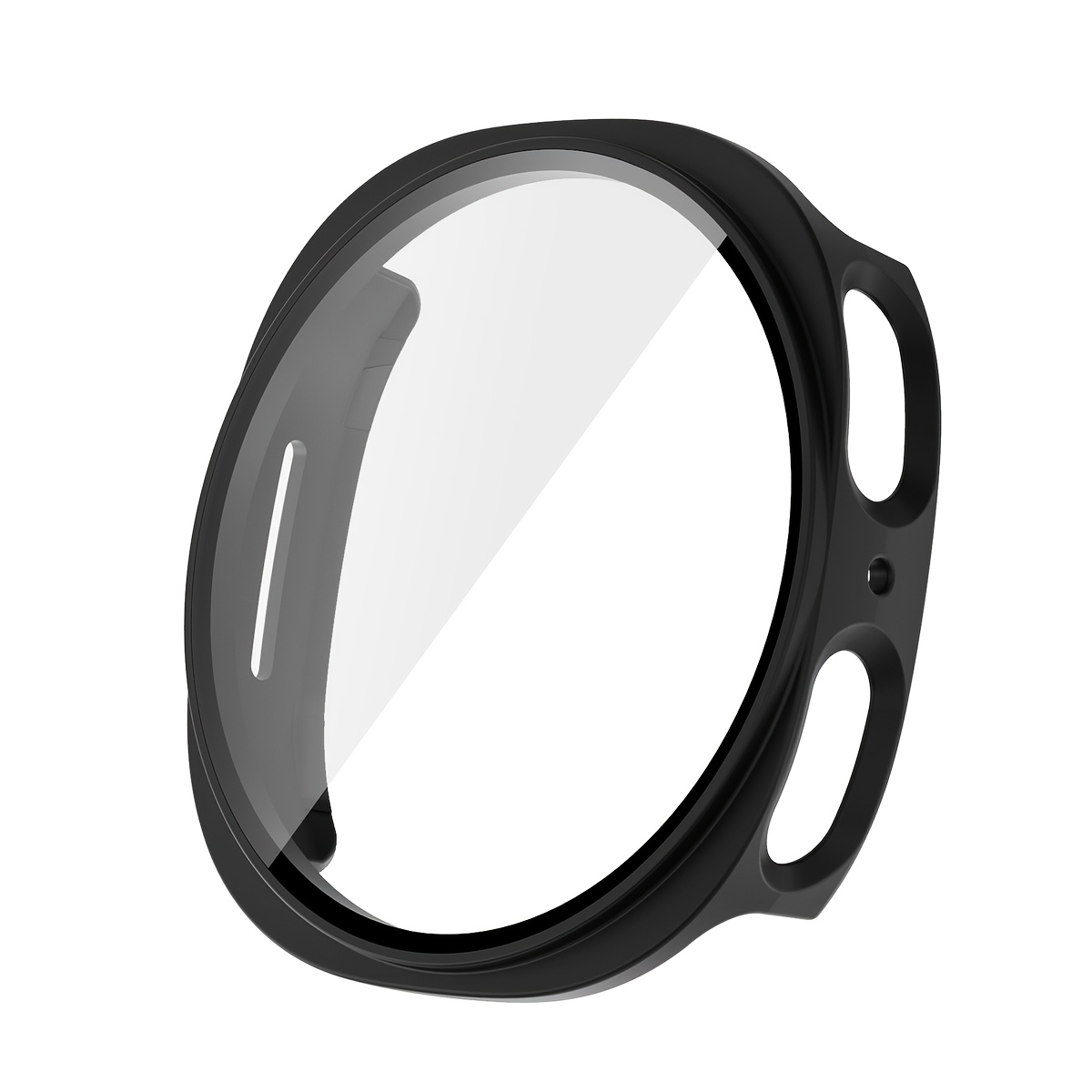 TEMU 1pc Compatible With Galaxy Watch 8/9 Men Women Casual Fashionable Anti-fall -in-1 Screen Protector Tempered Film And Smart Watch Case 40mm/44mm,