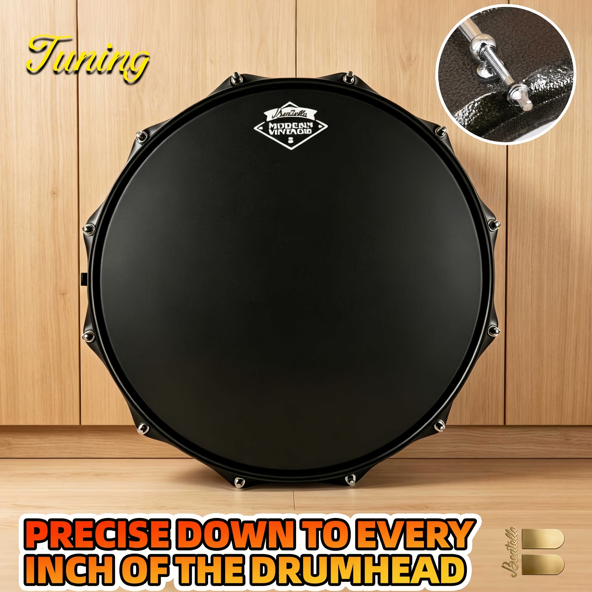Enormous Cannon Series 14In X 08In Low-Frequency Snare Drum, Zinc... product image 2
